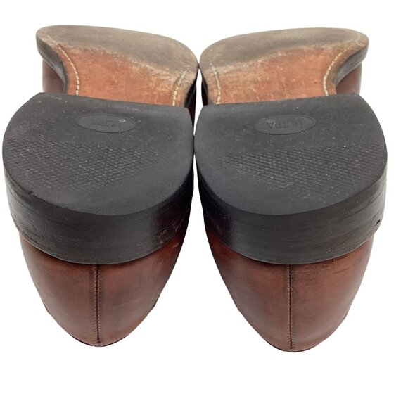 Allen Edmonds Bradley Split Toe Leather Mens 9D Derby Dress Shoes Made In USA - Picture 6 of 11